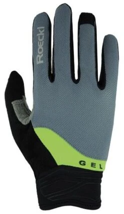 Roeckl Mori Langfinger MTB Fahrradhandschuh - Grey/green