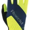 Roeckl Zarasai Kinder-Winterhandschuh - Fluo Yellow/dress Blue