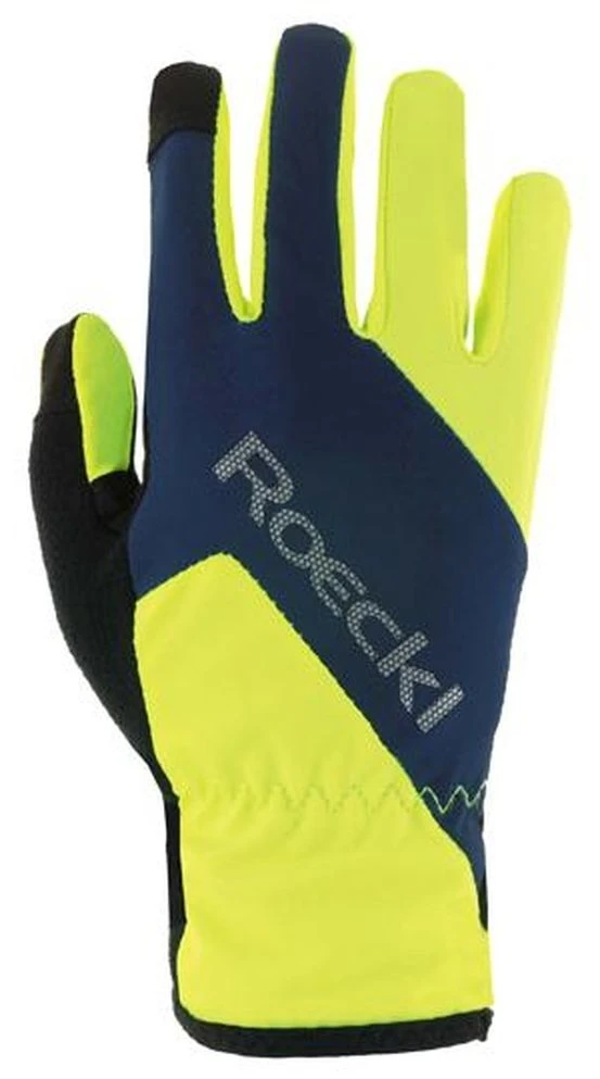Roeckl Zarasai Kinder-Winterhandschuh - Fluo Yellow/dress Blue 3 Roeckl Zarasai Kinder-Winterhandschuh - Fluo Yellow/dress Blue