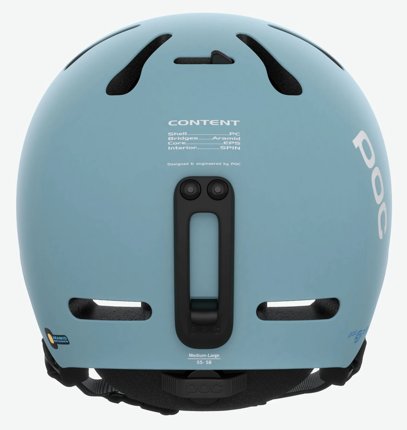 POC Fornix Spin Skihelm - Crystal Blue 5 POC Fornix Spin Skihelm - Crystal Blue – Bild 3