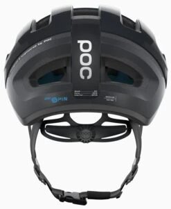 POC Omne Air Resitstance Spin Rennradhelm - Uranium Black -Sportausrüstung 10723 OmneAirResistanceSPIN 1002 UraniumBlack rear