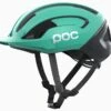 POC Omne Air Resitstance Spin Rennradhelm - Fluorite Green Mat -Sportausrüstung 10723 POC OmneAirResistanceSPIN 1437 FluoriteGreen left