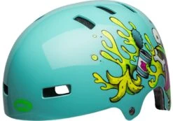 Bell SPAN Skaterhelm & Fahrradhelm-gloss Light Blue Chum -Sportausrüstung 210165053 bell span bmx chum gloss light blue main