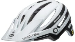 Bell SIXER Mips MTB Fahrradhelm - Mat White Black Fasthouse -Sportausrüstung 210179036 Bell Sixer MIPS mountain helmet fasthouse stripes matte white black front left main