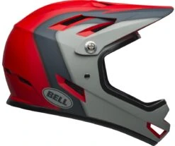 Bell Sanction BMX Downhill-Helm - Presences Mat Crim/slate/dark Grey -Sportausrüstung 210203009 Bell SANCTION presences matte crims 3