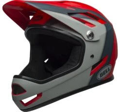 Bell Sanction BMX Downhill-Helm - Presences Mat Crim/slate/dark Grey -Sportausrüstung 210203009 Bell SANCTION presences matte crims 4