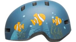 Bell Lil Ripper Kinder Fahrradhelm - Mat Gray/blue Fish -Sportausrüstung 210208009 bell lil ripper matte grey blue fish main