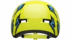 Bell Lil Ripper Kinder Fahrradhelm - Hi-viz/blue Bolt -Sportausrüstung 210208015 bell lil ripper youth helmet bolt gloss hi viz back