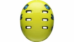 Bell Lil Ripper Kinder Fahrradhelm - Hi-viz/blue Bolt -Sportausrüstung 210208015 bell lil ripper youth helmet bolt gloss hi viz top