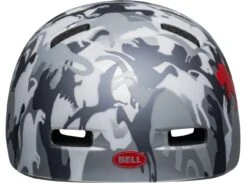 Bell Lil Ripper Kinder Fahrradhelm - Camosaurus -Sportausrüstung 210208027 bell lil ripper camosaurus matte gray silver front