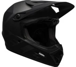 Bell Transfer BMX Downhill-Helm - Mat Black -Sportausrüstung 210217005 bell transfer full face helmet matte black front right