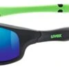 Uvex Sportstyle 507 Kinder-Sonnenbrille - Black Mat Green -Sportausrüstung 300 S01 S5338662716