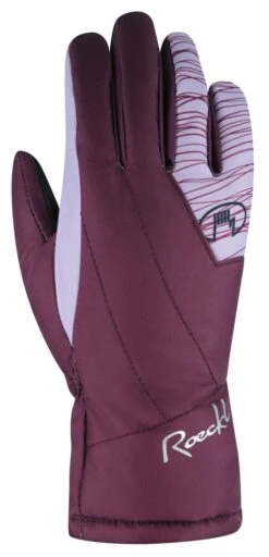 Roeckl Askja Kinder-Winterhandschuh - Grape Wine