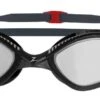 ZOGGS Tiger Titanium Schwimmbrille - Grey Red / Mirror Smoke -Sportausrüstung 413187 Tiger Titanium Zoggs Head Schwimmbrille 1