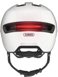 ABUS HUD-Y City- Fahrradhelm - Shiny White -Sportausrüstung 91987 HUD Y SHINY WHITE REAR CMYK 3