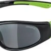 Alpina Flexxy Junior Kindersonnenbrille - Black-green Gloss -Sportausrüstung A8467431 Main