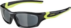 Alpina Flexxy Teen Kindersonnenbrille - Black-neon Yellow Gloss