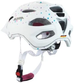 Alpina Carapax Jr. Fahrradhelm - White Polke Dots -Sportausrüstung A9702111 Alpina Carapax Junior white polka 4