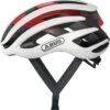 ABUS AirBreaker Rennradhelm - White-red