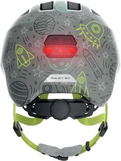 ABUS Smiley 3.0 LED Kinder-Fahrradhelm - Grey Space 8 ABUS Smiley 3.0 LED Kinder-Fahrradhelm - Grey Space -Sportausrüstung Abus Smiley 3 0 LED kinder fahrradhelm grey space 3