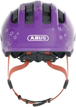 ABUS Smiley 3.0 Kinder-Fahrradhelm - Purple Star -Sportausrüstung Abus Smiley 3 0 kinder fahrradhelm purple star 2