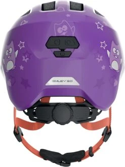 ABUS Smiley 3.0 Kinder-Fahrradhelm - Purple Star -Sportausrüstung Abus Smiley 3 0 kinder fahrradhelm purple star 3