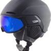 Alpina ALTO Q-LITE Visier Skihelm - Charcoal Rose Mat