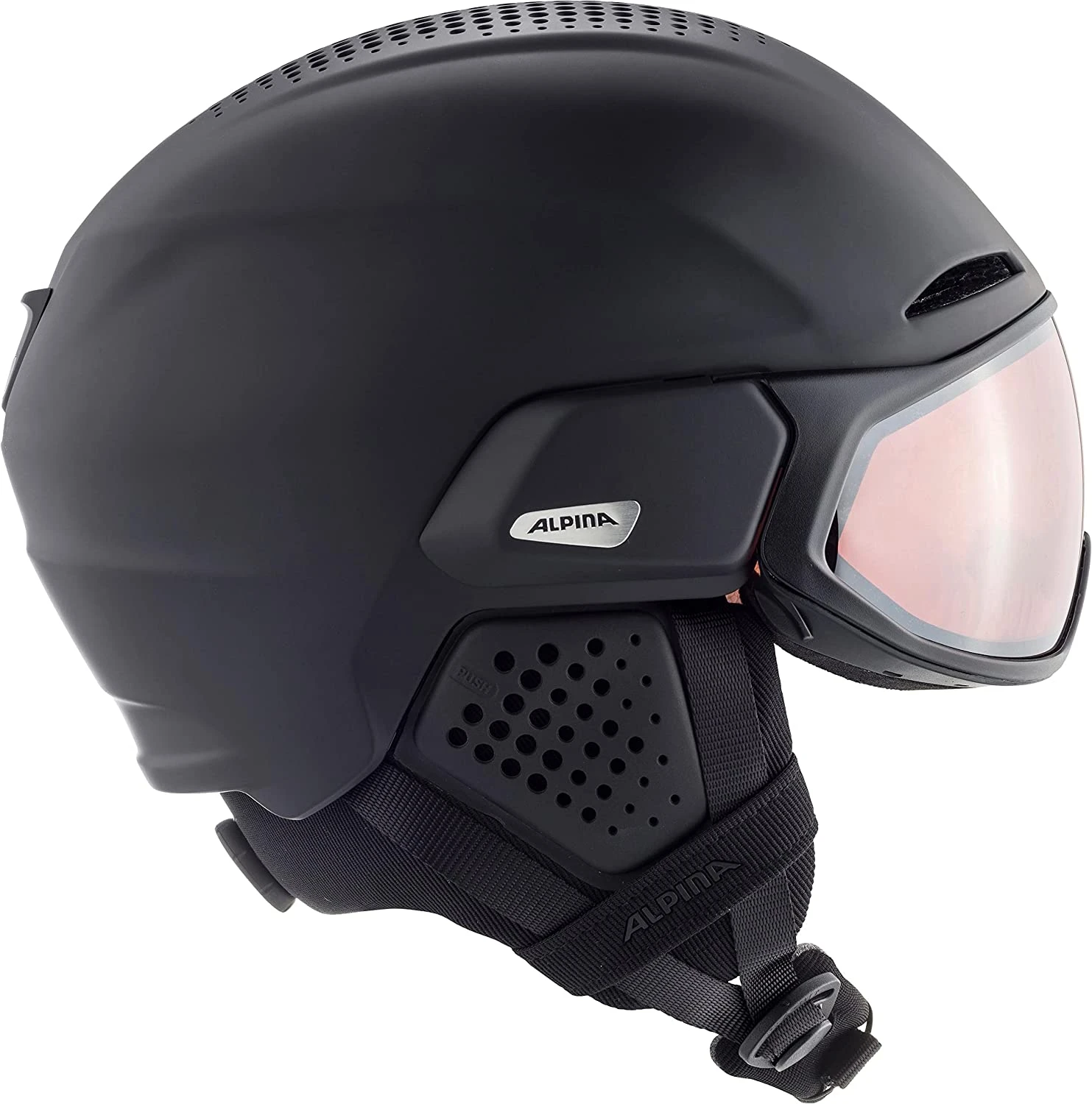 Alpina ORO QV MIPS Visier-Skihelm - Black Mat 5 Alpina ORO QV MIPS Visier-Skihelm - Black Mat – Bild 3
