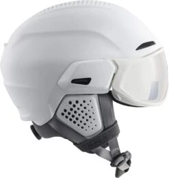Alpina ALTO V Visier Skihelm - White Mat -Sportausrüstung Alpina Alto V Visier Skihelm selbsttoenendes Visier photochromatic variomatik white mat 3