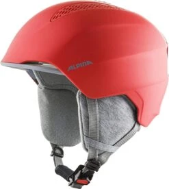 Alpina Grand Jr Skihelm-neon-red