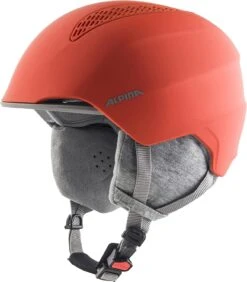 Alpina Grand Jr Skihelm-neon - Pumpkin Orange Matt