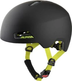 Alpina Hackney Skatehelm-Fahrradhelm - Black-neon Yellow Matt