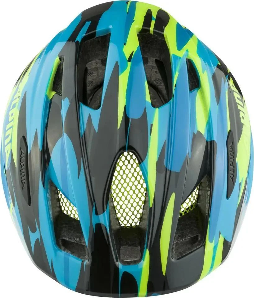 Alpina Pico Flash Kinder Fahrradhelm - Neon Blue Green Gloss (glänzend) 4 Alpina Pico Flash Kinder Fahrradhelm - Neon Blue Green Gloss (glänzend) – Bild 2