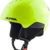 Alpina Pizi Kinderskihelm - Neon Yellow Mat