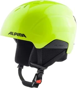 Alpina Pizi Kinderskihelm - Neon Yellow Mat