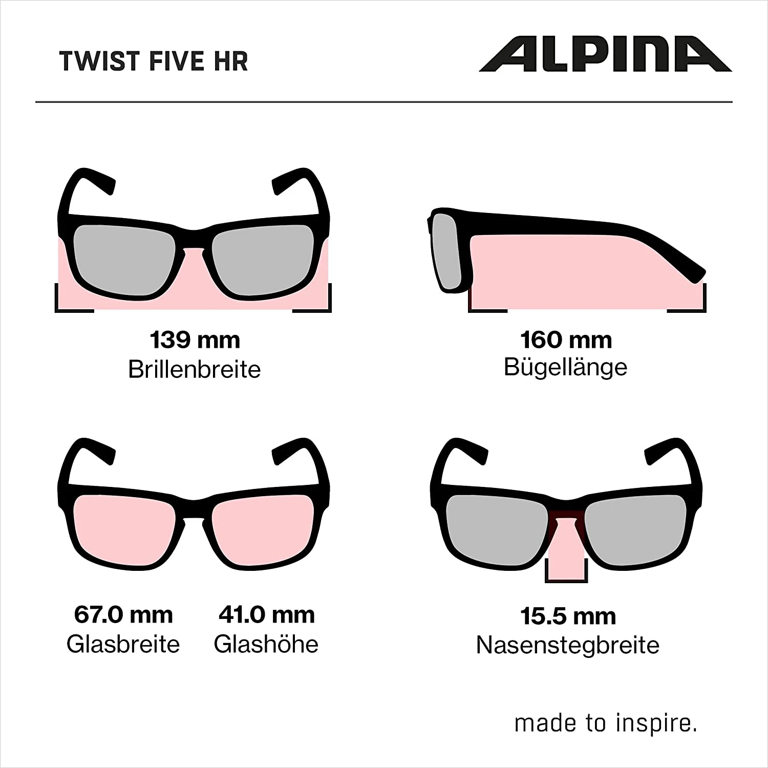 Alpina Twist Five HR V Sportbrille - Moon Grey Mat 7 Alpina Twist Five HR V Sportbrille - Moon Grey Mat – Bild 5