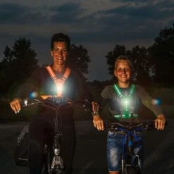 BEE-SAFE Sicherheits-LED Körpergurt Für Joggen Und Walken - Lime -Sportausrüstung Bee Safe Sicherheits Gurt Joggen walken 8