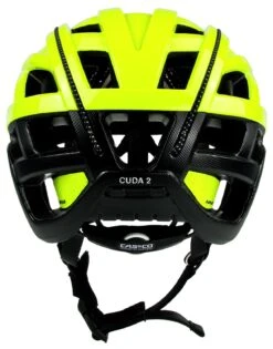 CASCO Cuda 2 Fahrradhelm - Neongelb-glanz -Sportausrüstung CASCO CUDA2 NeonYellow Shiny back rgb 04 1641