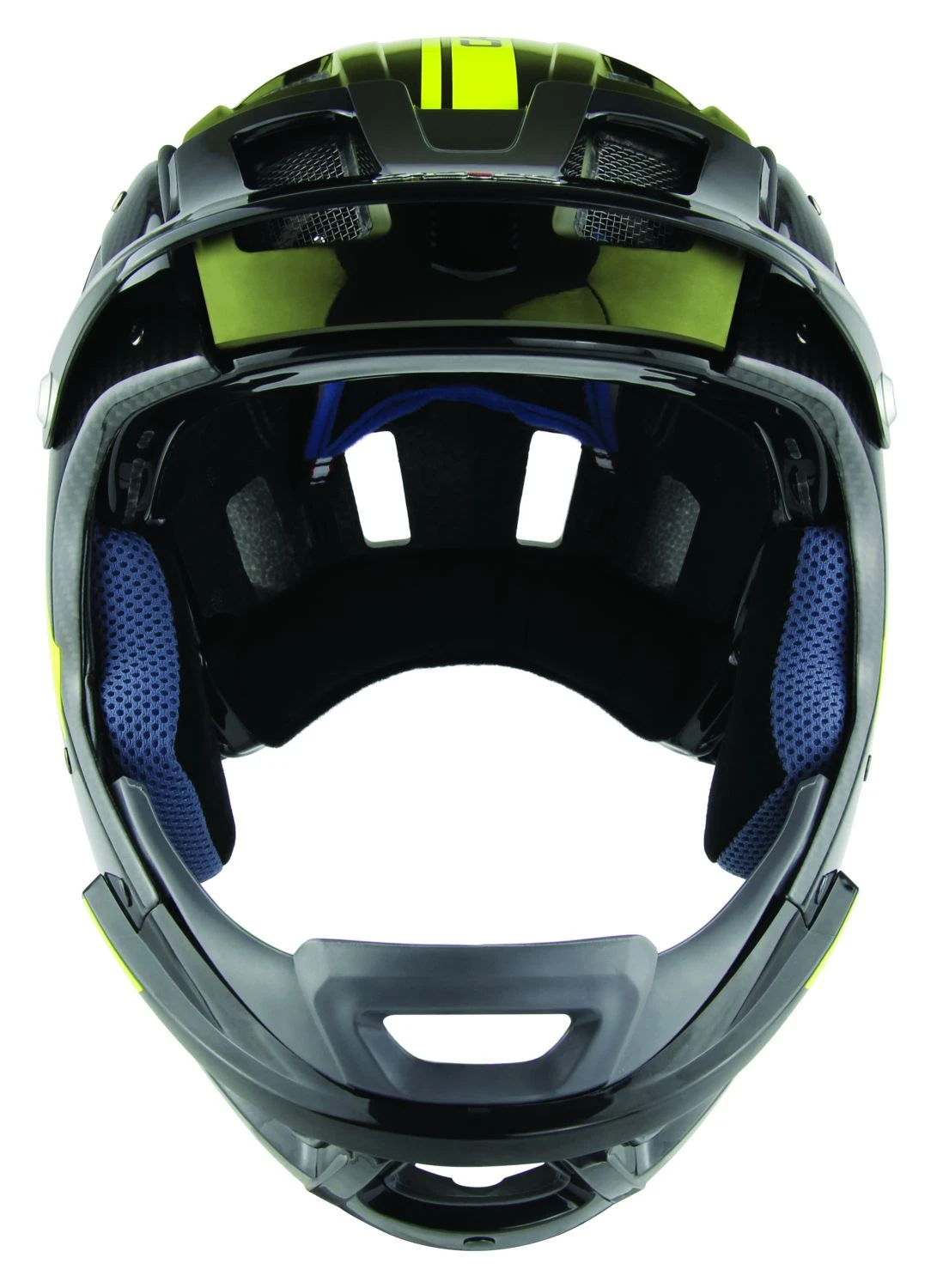 CASCO MTBE Fullface Downhill-Helm - Schwarz-Carbon Neon 4 CASCO MTBE Fullface Downhill-Helm - Schwarz-Carbon Neon – Bild 2
