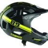 CASCO MTBE Fullface Downhill-Helm - Schwarz-Carbon Neon -Sportausrüstung CASCO MTBE FullFace Black Olive Neon Carbon Shiny side cmyk 300dpi 04 1457