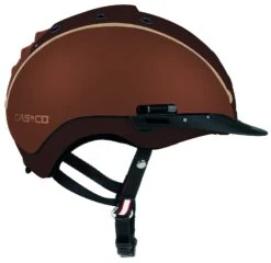 CASCO Mistrall-2 Reithelm - Braun Mat (VG1-Norm)