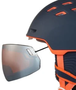 HEAD RACHEL Visier-Skihelm - Blue-salmon Mat -Sportausrüstung Head RACHEL Blue Salmon 323539 3