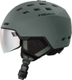 HEAD RADAR Visier-Skihelm - Nightgreen Mat -Sportausrüstung Head Radar Skiehlem mit visor visier night green mat 3