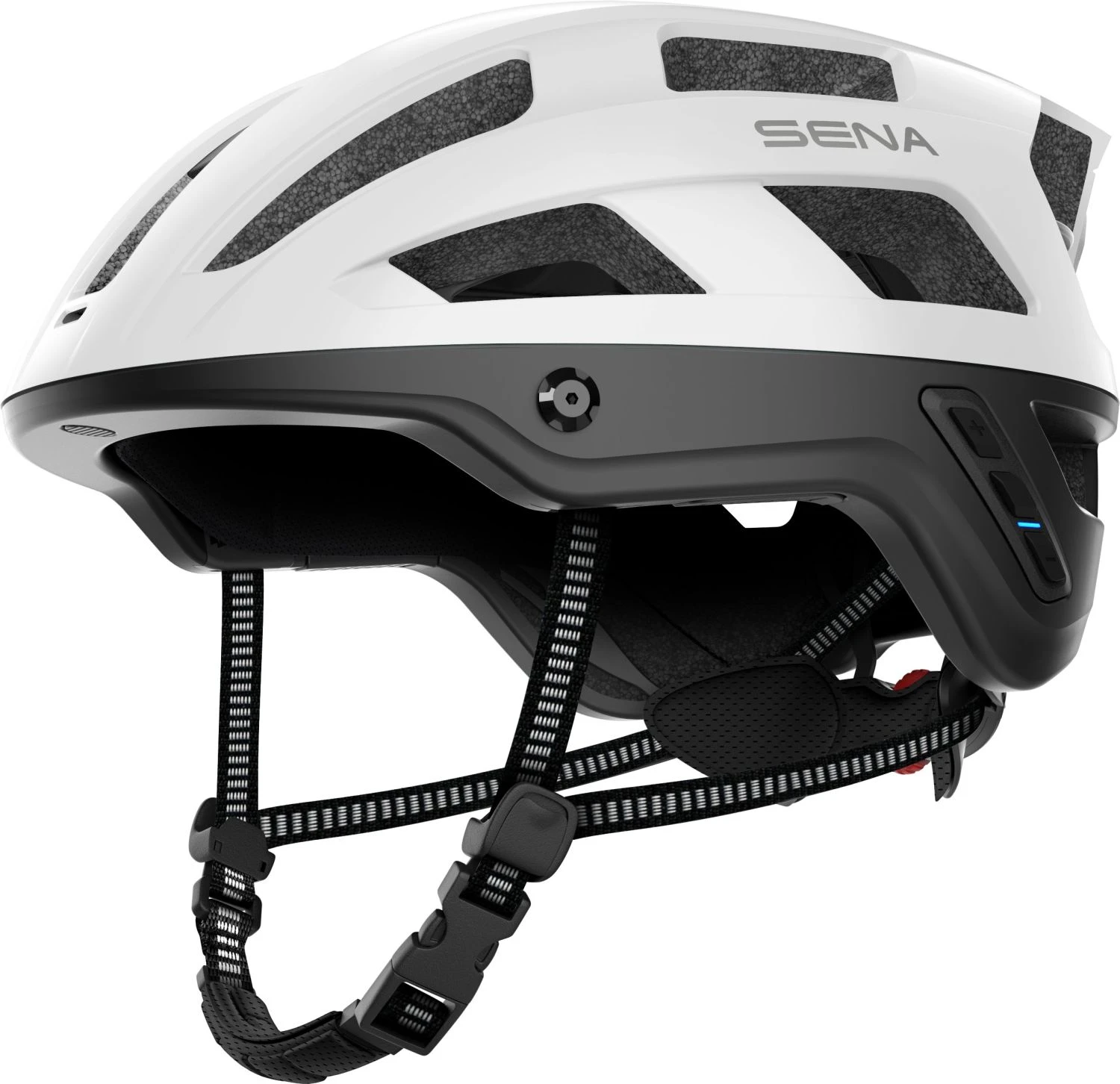 SENA M1 Smarter Fahrradhelm - Matt White 4 SENA M1 Smarter Fahrradhelm - Matt White – Bild 2
