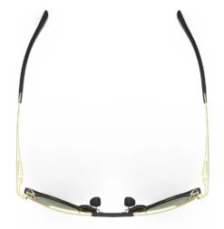 Rudy Project Skytrail Piloten-Sonnenbrille - Ligth Gold Shiny / Green -Sportausrüstung ML380105 0000 50 Rudy Project Skytrail Pilotenbrille Sonnenbrille light gold shiny green