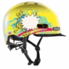 Nutcase Little Nutty Mips Fahrradhelm "YO!" -Sportausrüstung NC21 LN ExpressYoself visor angle
