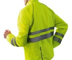 B-Lite Jacke "Alfa" Sicherheitsjacke / Fahrradjacke - Signalgelb
