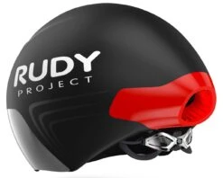 Rudy Project The Wing Triathlon/Timetrail Helmet - Black Matte -Sportausrüstung Rudy Project Aero Triathlon Helmet Helm The wing black red hl730010 4