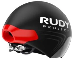 Rudy Project The Wing Triathlon/Timetrail Helmet - Black Matte -Sportausrüstung Rudy Project Aero Triathlon Helmet Helm The wing black red hl730010 5
