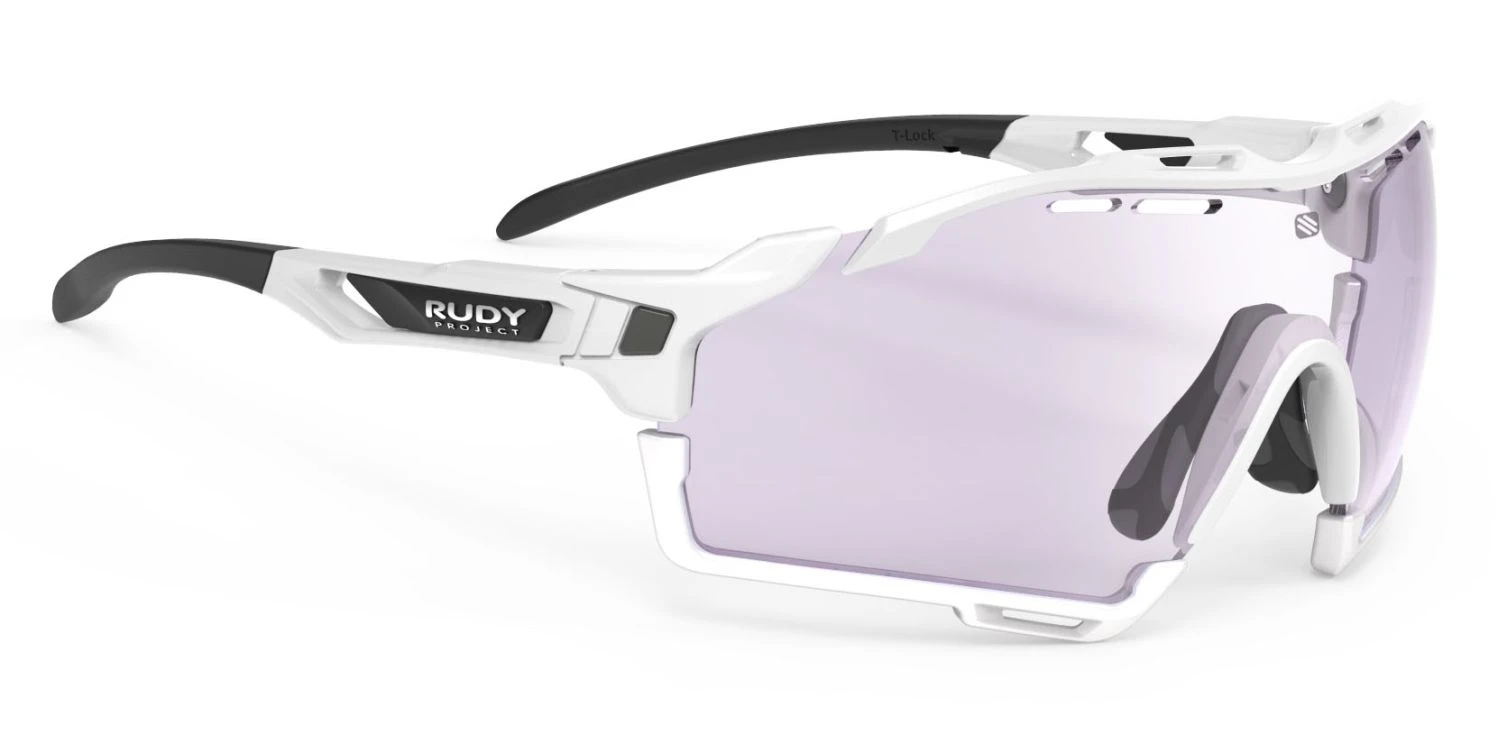Rudy Project Cutline Sportbrille Golfbrille - White Gloss/ImpactX Photochromic 3 Rudy Project Cutline Sportbrille Golfbrille - White Gloss/ImpactX Photochromic